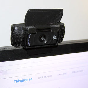 Cache de confidentialité avec couvercle à charnière pour webcam Logitech C920