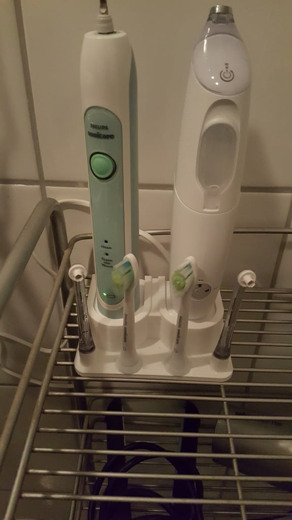 Station de charge double Philips Sonicare pour brosses à dents et Airfloss