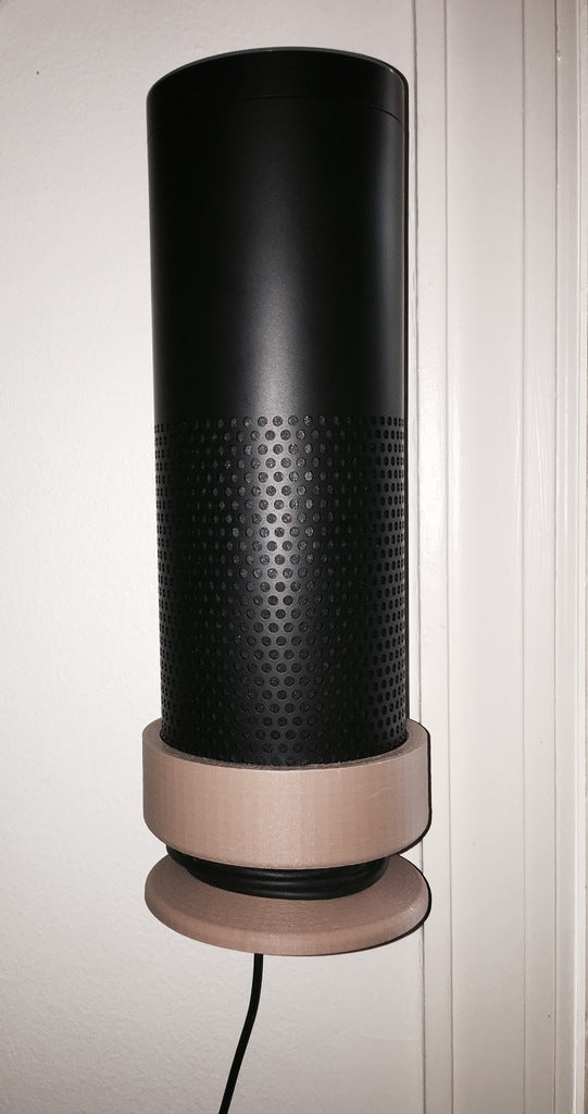 Montage murale pour Amazon Echo avec support de câble d'alimentation