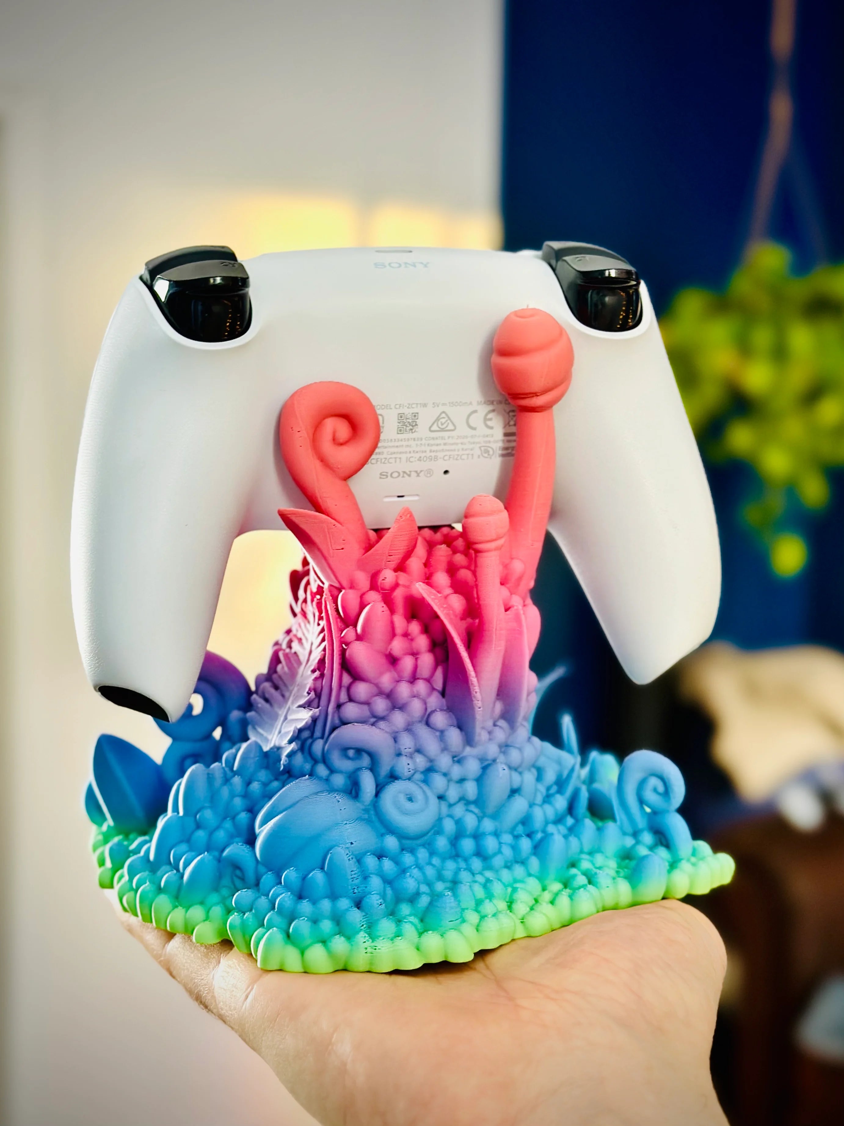 Support de manette décoratif pour consoles