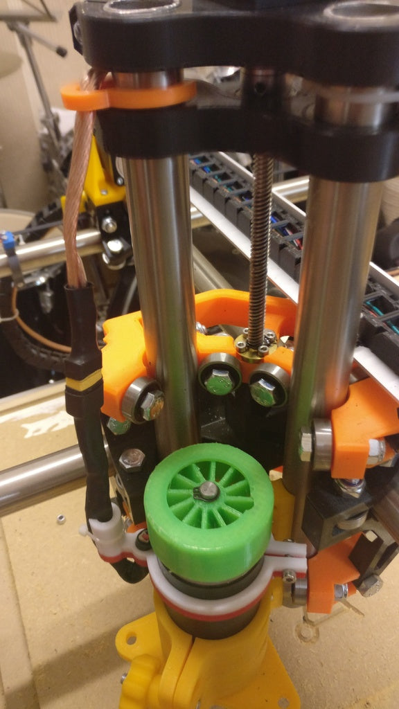 Ventilateur de remplacement et gestion des câbles pour broche MPCNC 500W 52mm
