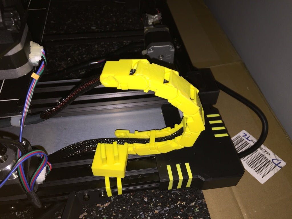 Clip-on pour la chaîne de câbles de lit d'impression Anycubic Chiron remix