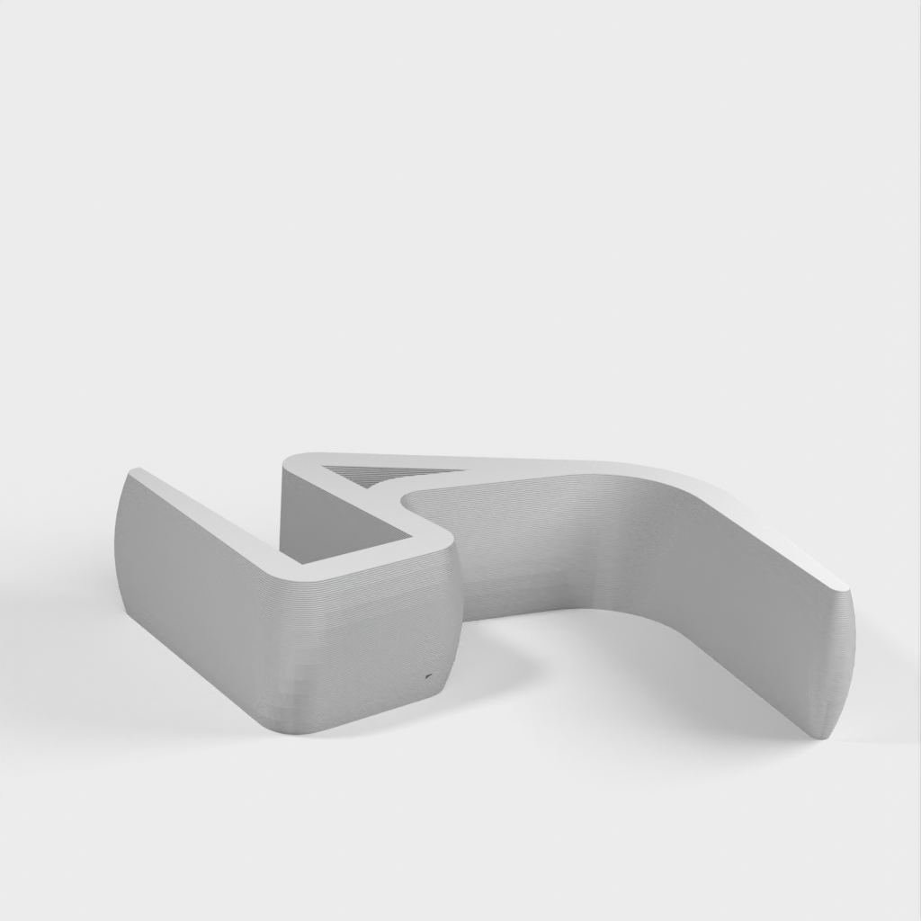 Support pour casque 17 mm pour bureaux Ikea Bekant