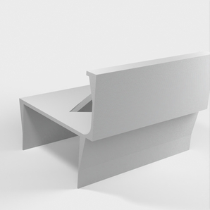 Extension d'étagère IKEA LACK LITE avec support pour smartphone