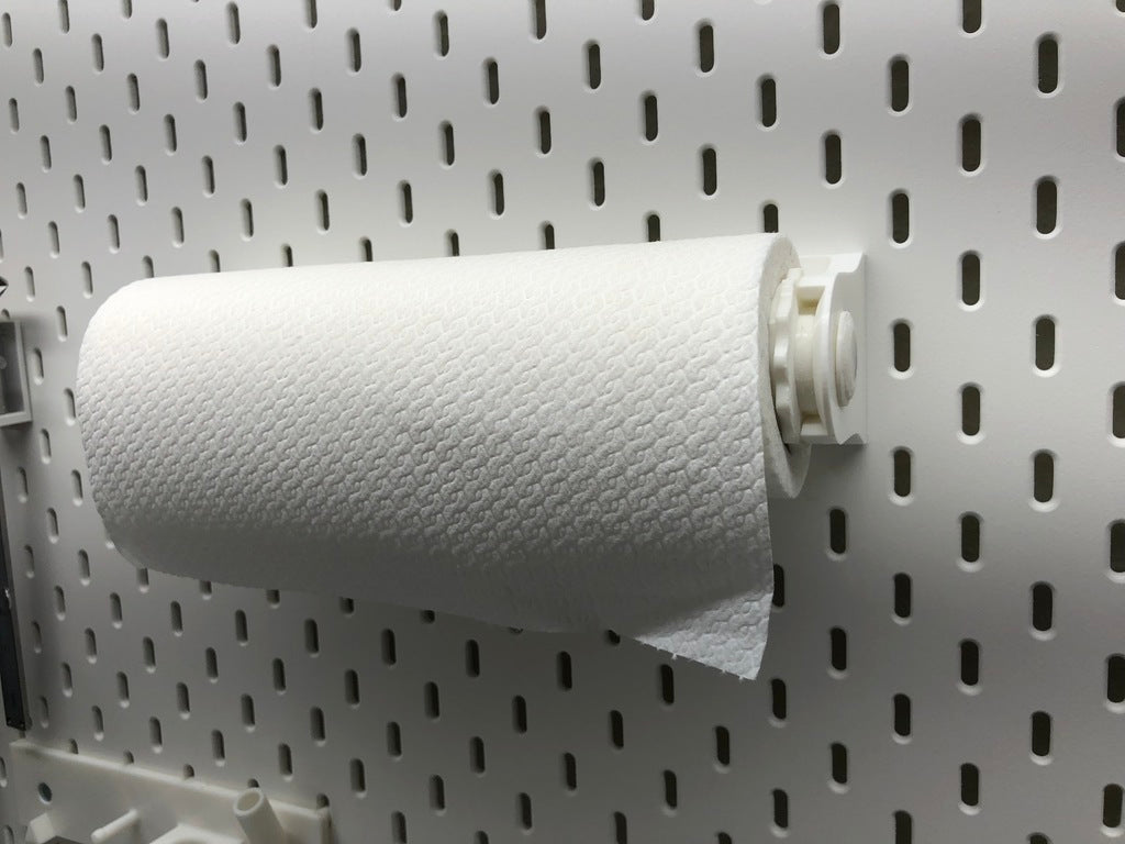 Support à serviettes en papier GRAB and GO pour mur et IKEA Skådis