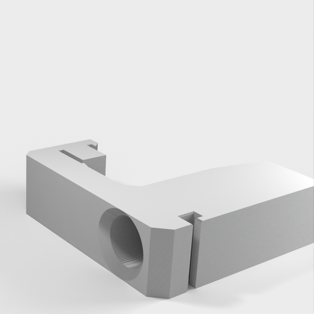 Porte-tournevis universel sous étagère avec rail en U de 6 mm