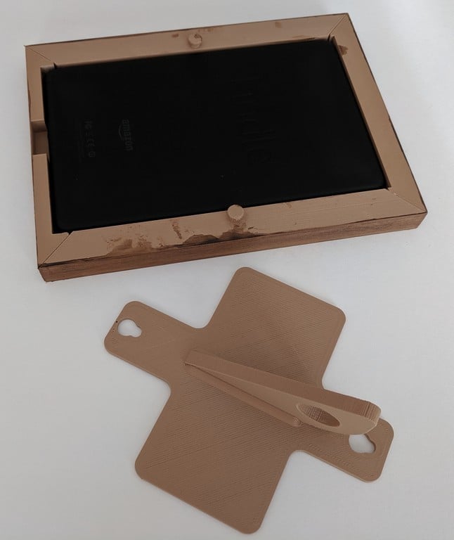 Cadre photo aspect bois pour tablette Amazon Fire 1ère génération (2011)