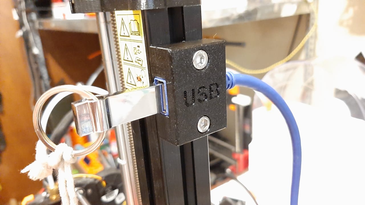 Support de câble USB pour extrusion Original Prusa Mini 3030