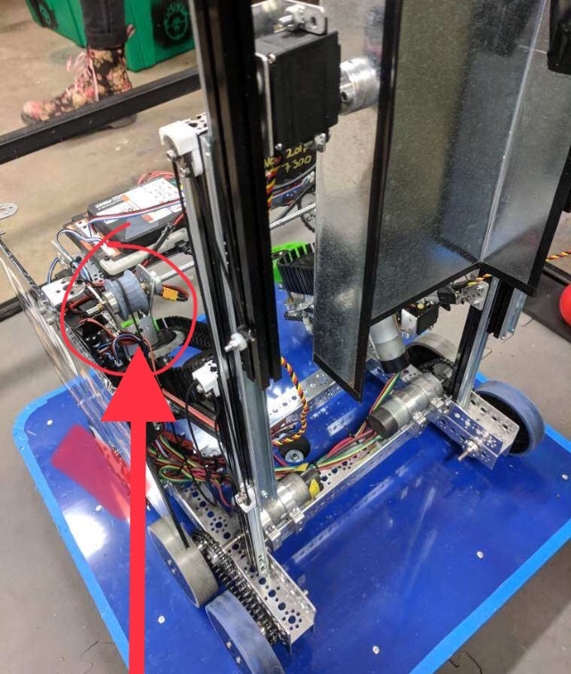 Bobine pour glissière linéaire - Robotique FTC Tetrix