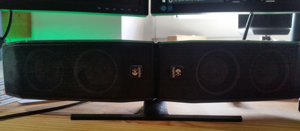 Support de haut-parleur Logitech X-540 5.1 pour configuration multi-écrans horizontale