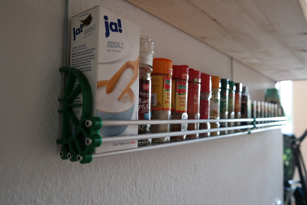 Étagère à épices flexible pour la cuisine