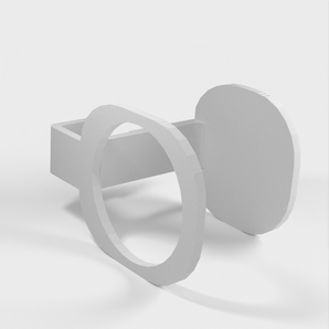 Porte-gobelet clipsable pour bateau ponton