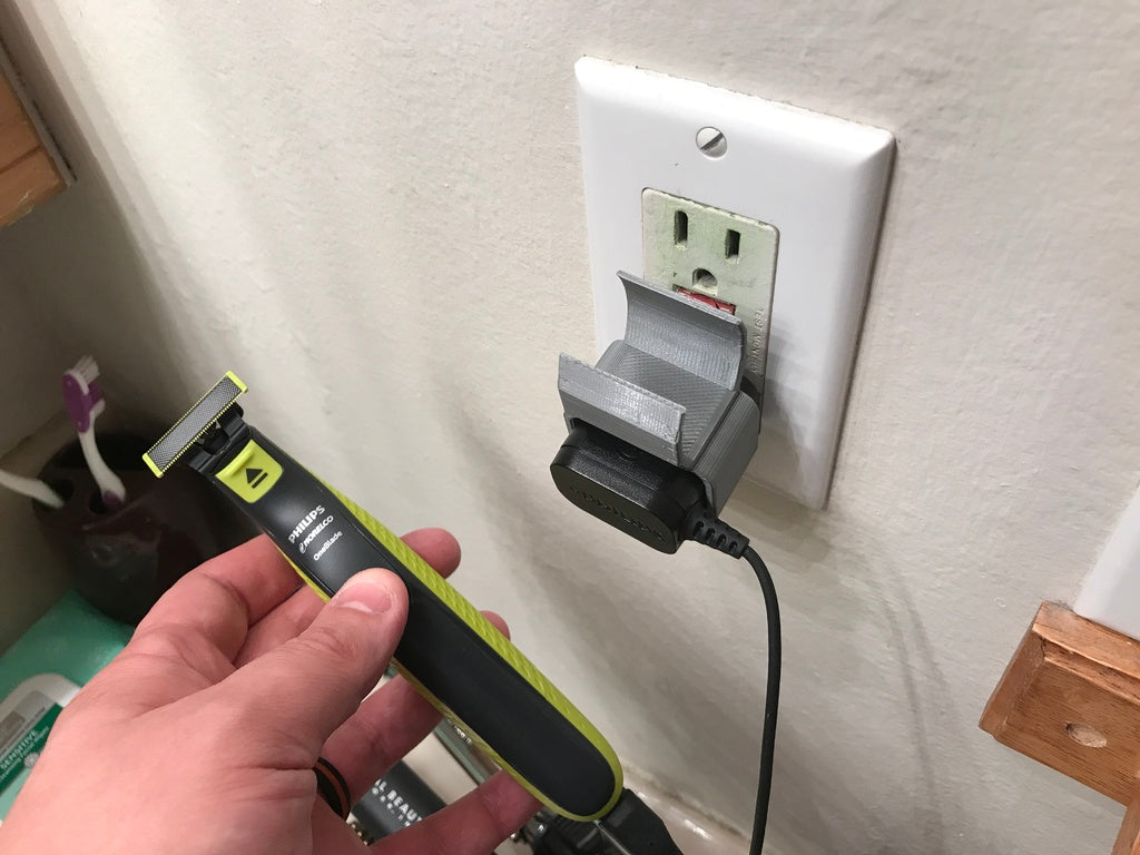 Support Philips OneBlade et montage du chargeur