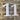 Numéro de maison 6 - Noto Serif - 170 mm de haut - 10 mm de profondeur