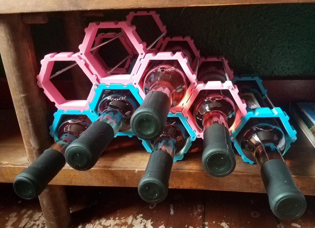 Casier à vin modulaire pour bouteilles de 375 ml