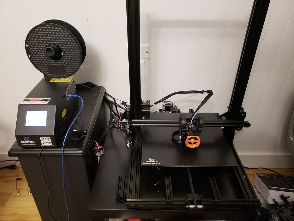 Support de mise à niveau pour Geeetech A10/A30 : Hotend E3D V6 et support de ventilateur double 5015