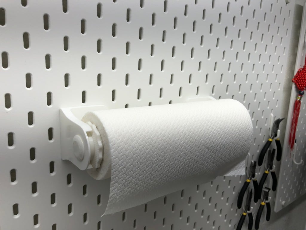 Support à serviettes en papier GRAB and GO pour mur et IKEA Skådis