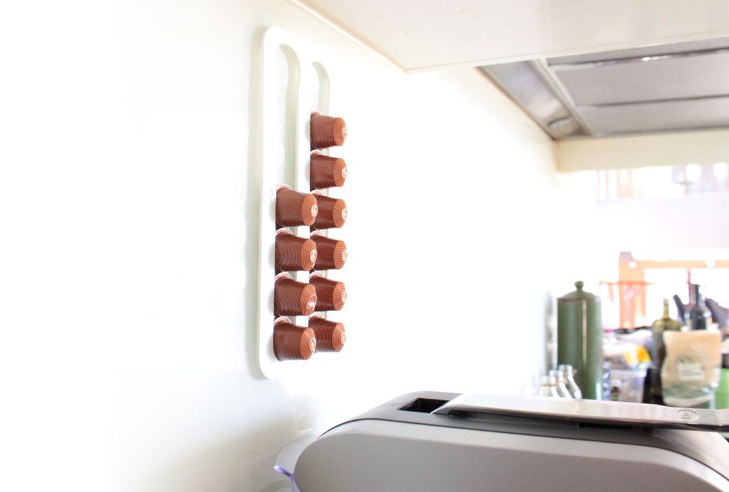 Abacus Support de capsules de café Nespresso pour le mur et l'armoire