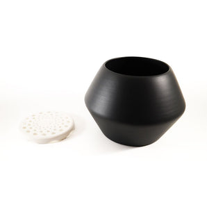 Pot de fleurs minimaliste moderne avec soucoupe de drainage pratique
