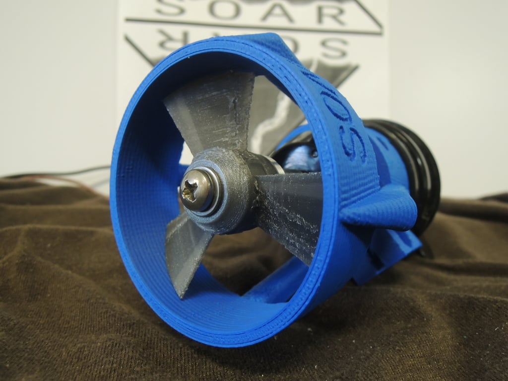 Hélice de propulseur de pompe de cale ROV avec 3 pales