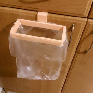 Support pratique pour sac poubelle à suspendre sur porte de placard