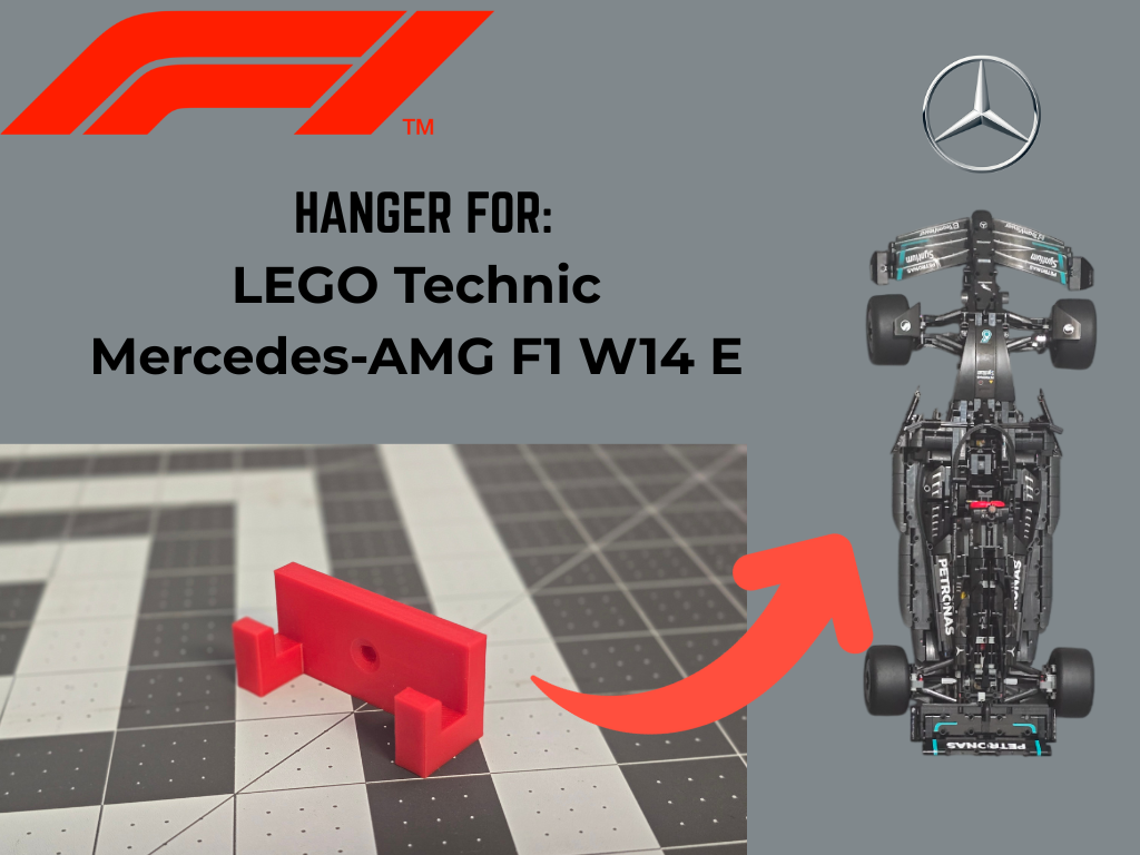 Support mural pour LEGO Technic Mercedes-AMG F1 W14 E