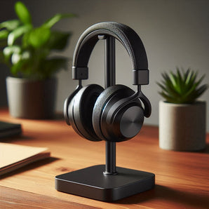 Support moderne pour le rangement des casques audio
