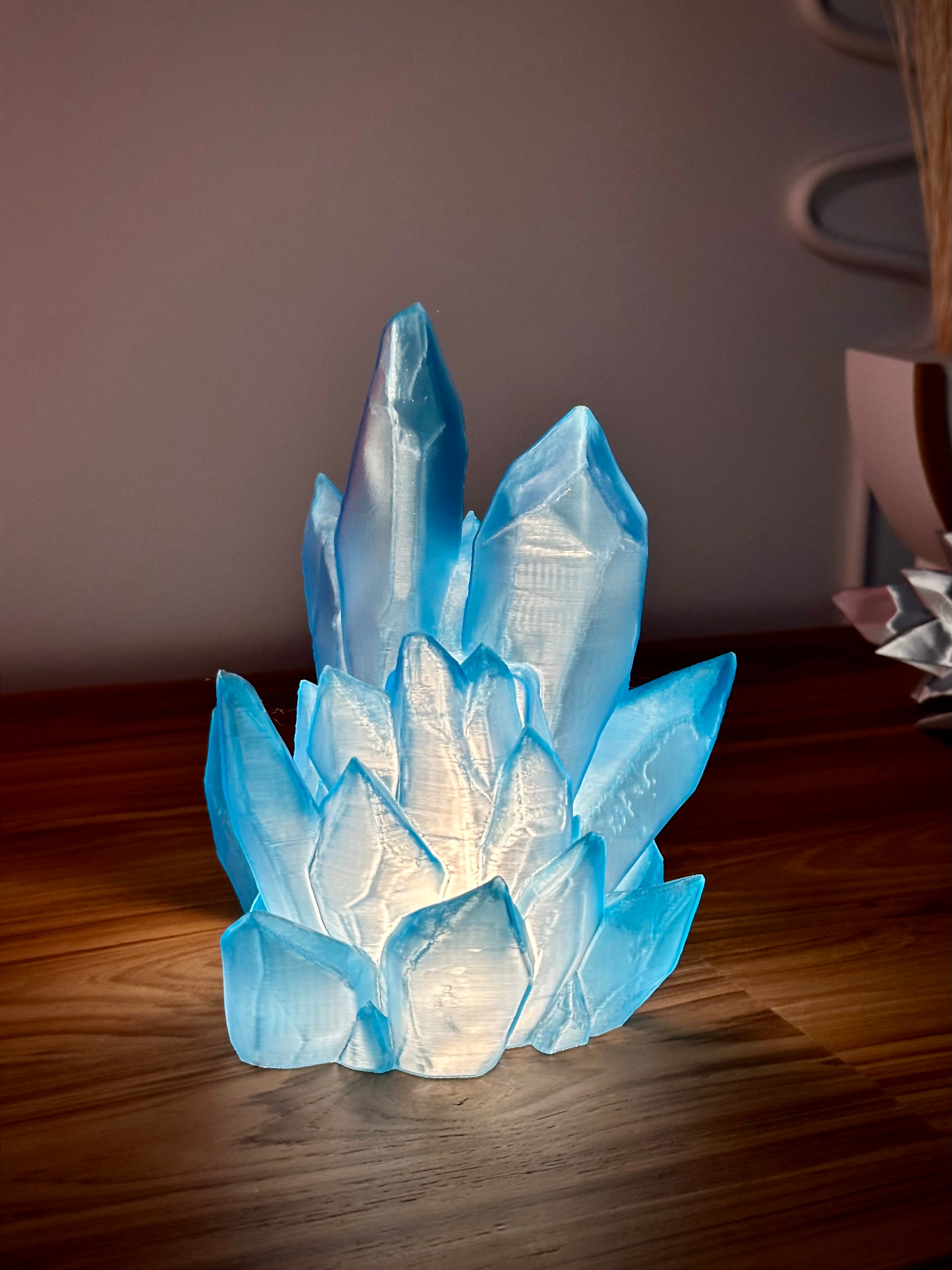 Support de manette Crystal avec éclairage LED