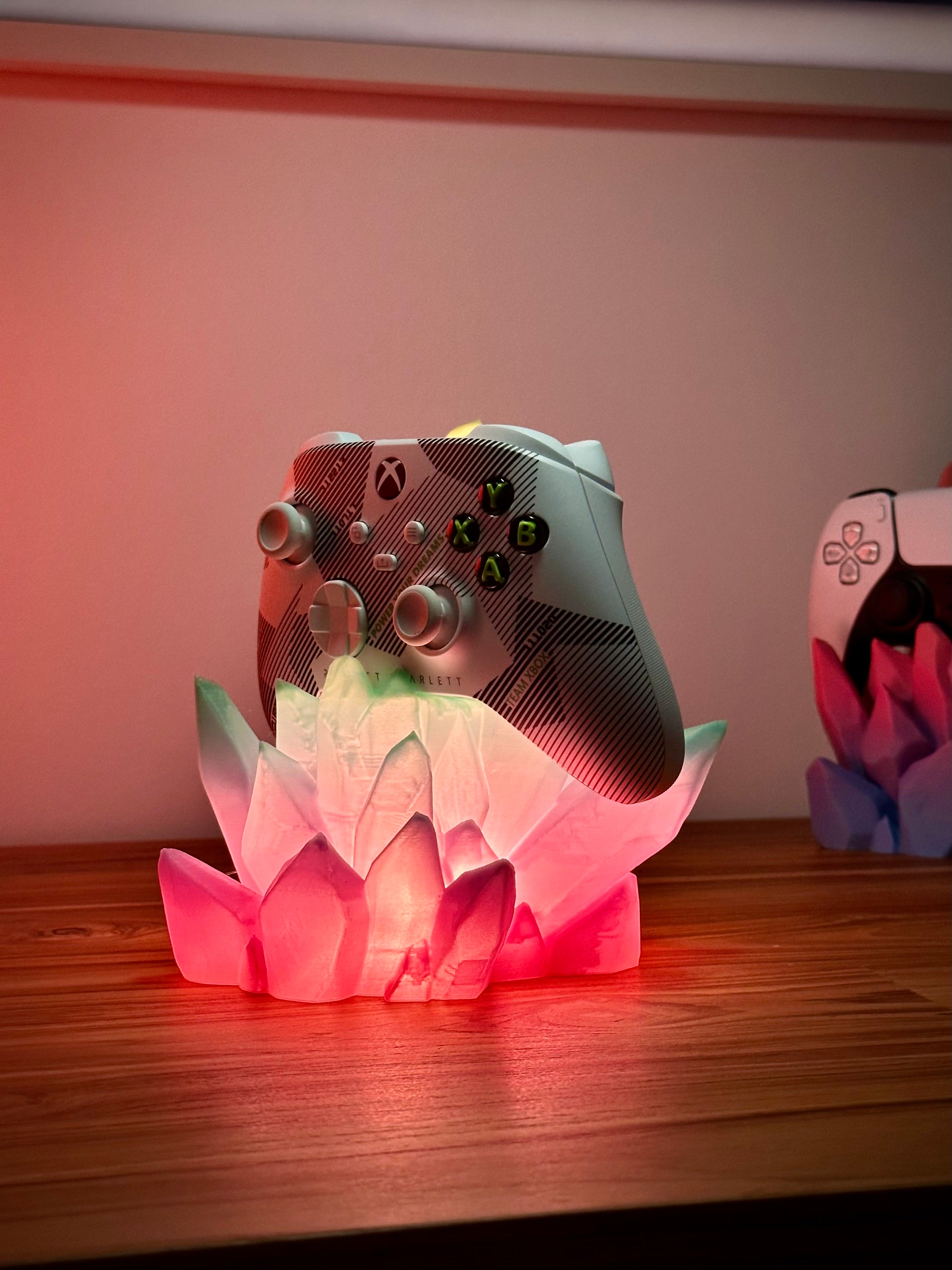 Support de manette Crystal avec éclairage LED
