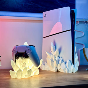 Support de manette Crystal avec éclairage LED