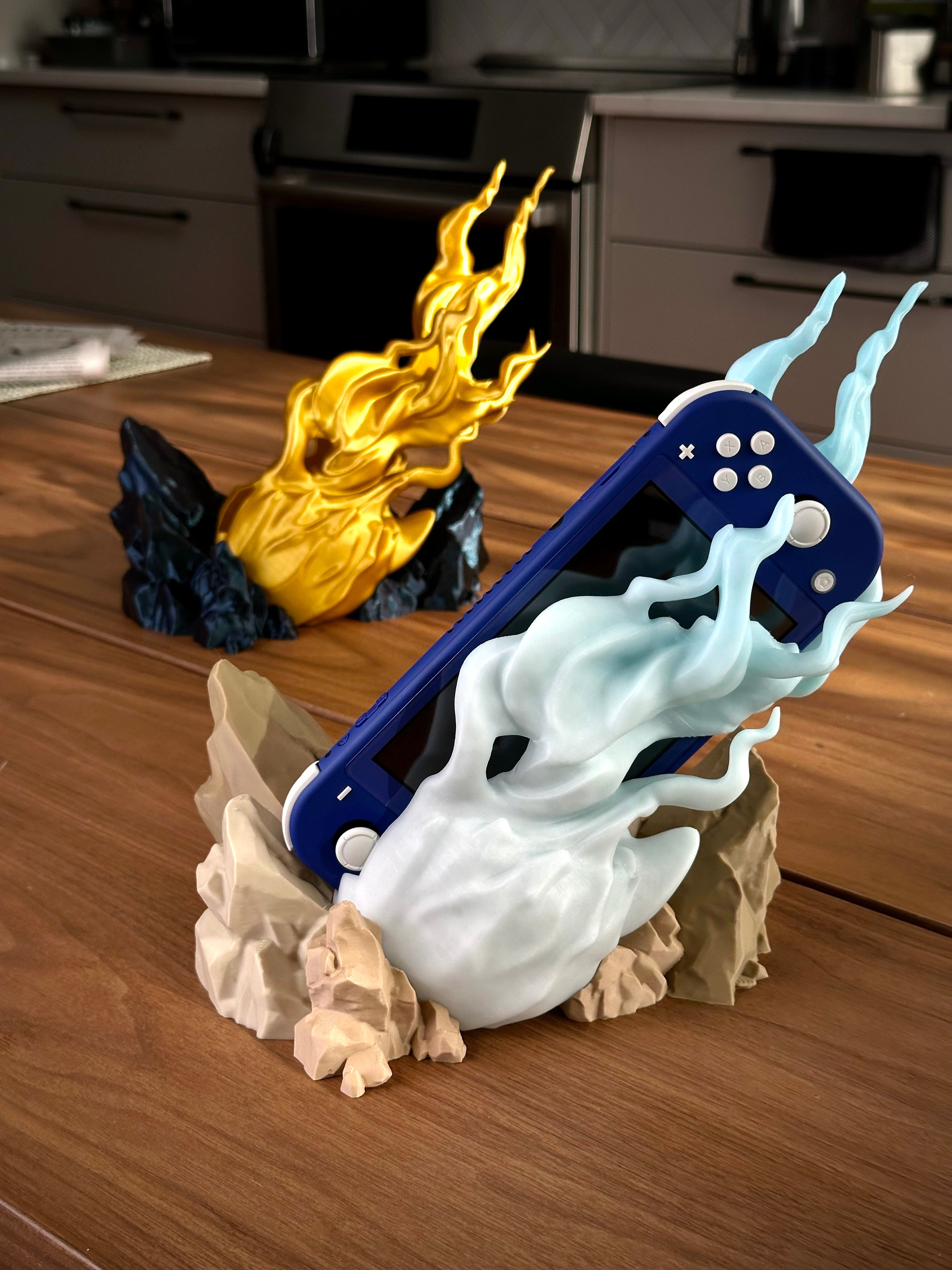 Station de charge Nintendo Switch Lite Design Boule de feu