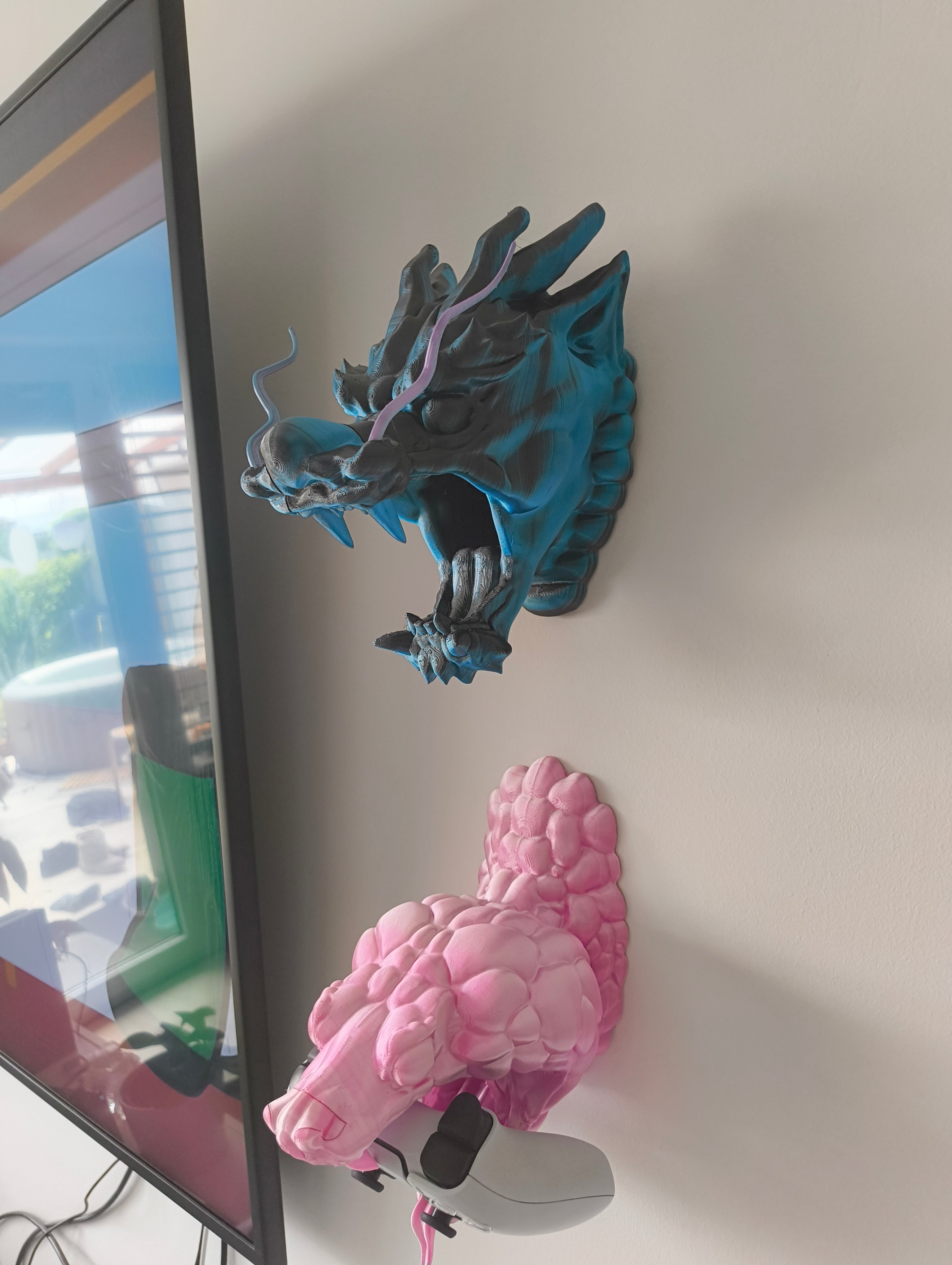 Support mural Serpent pour manette de jeu