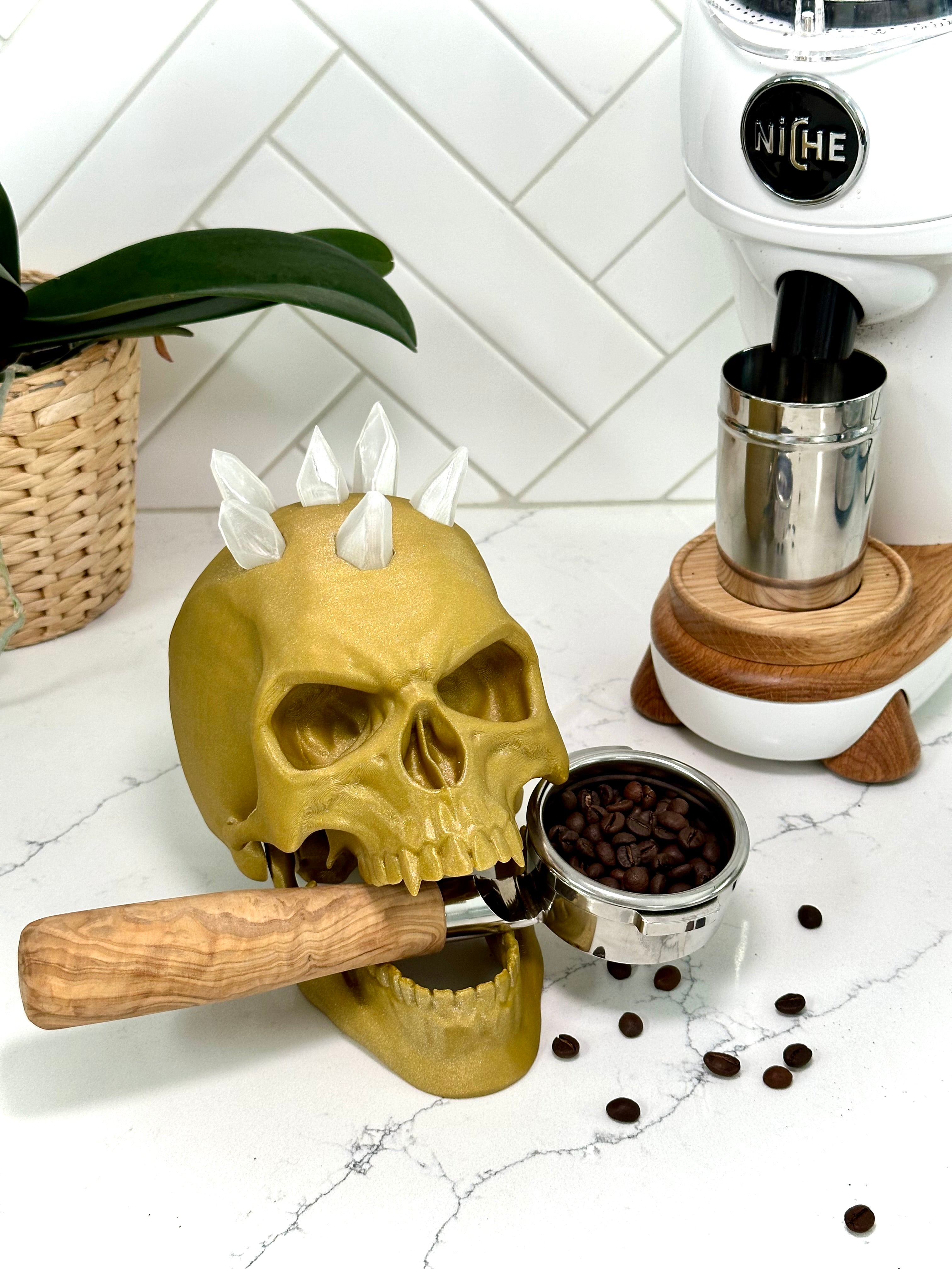Crânes articulés pour décoration d'Halloween