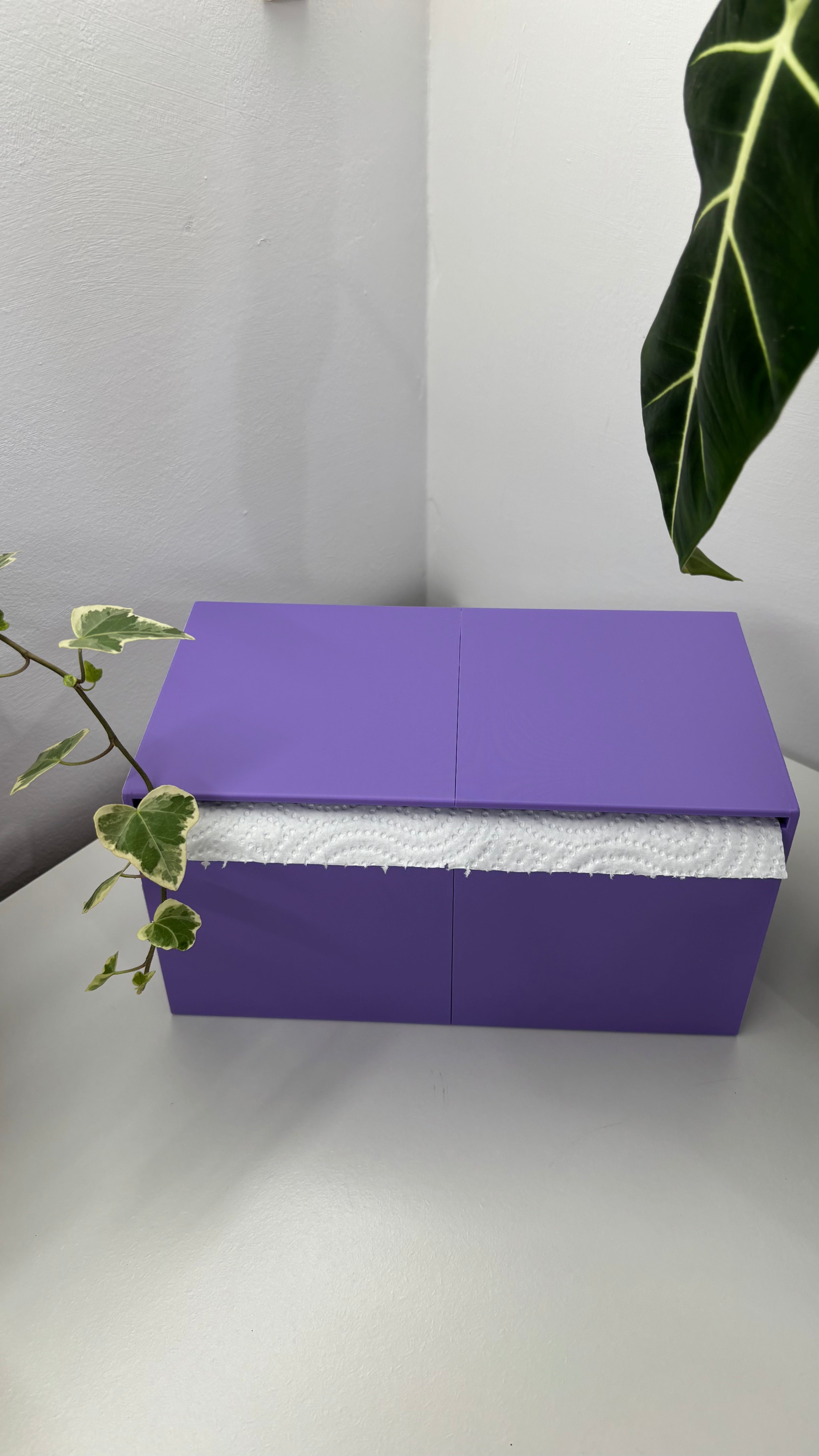 Porte-papier modulaire pour salle de bain et cuisine - Conception flexible imprimable en 3D