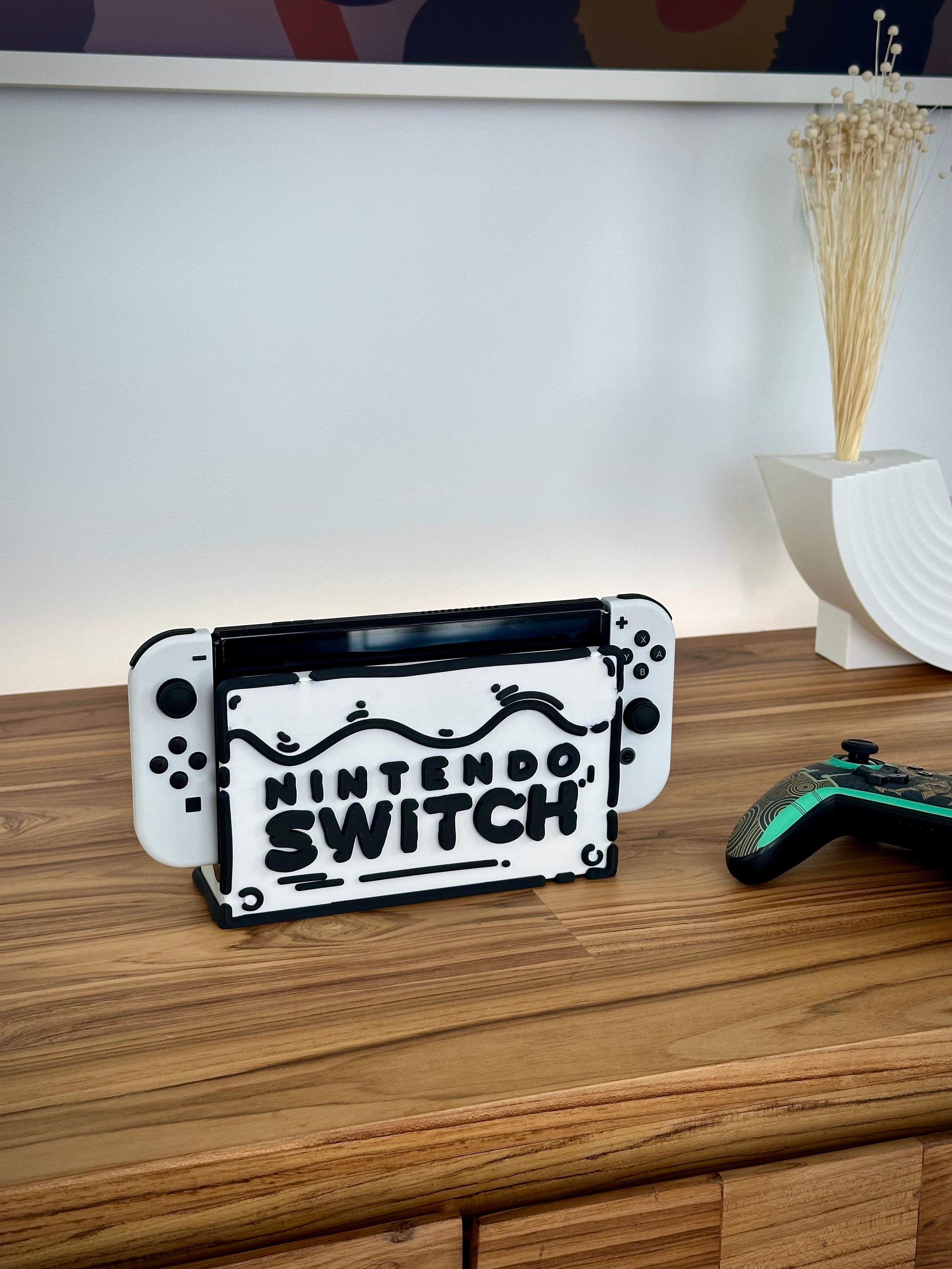 Plaque frontale de gâteau de bande dessinée pour Nintendo Switch