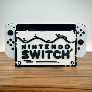 Plaque frontale de gâteau de bande dessinée pour Nintendo Switch