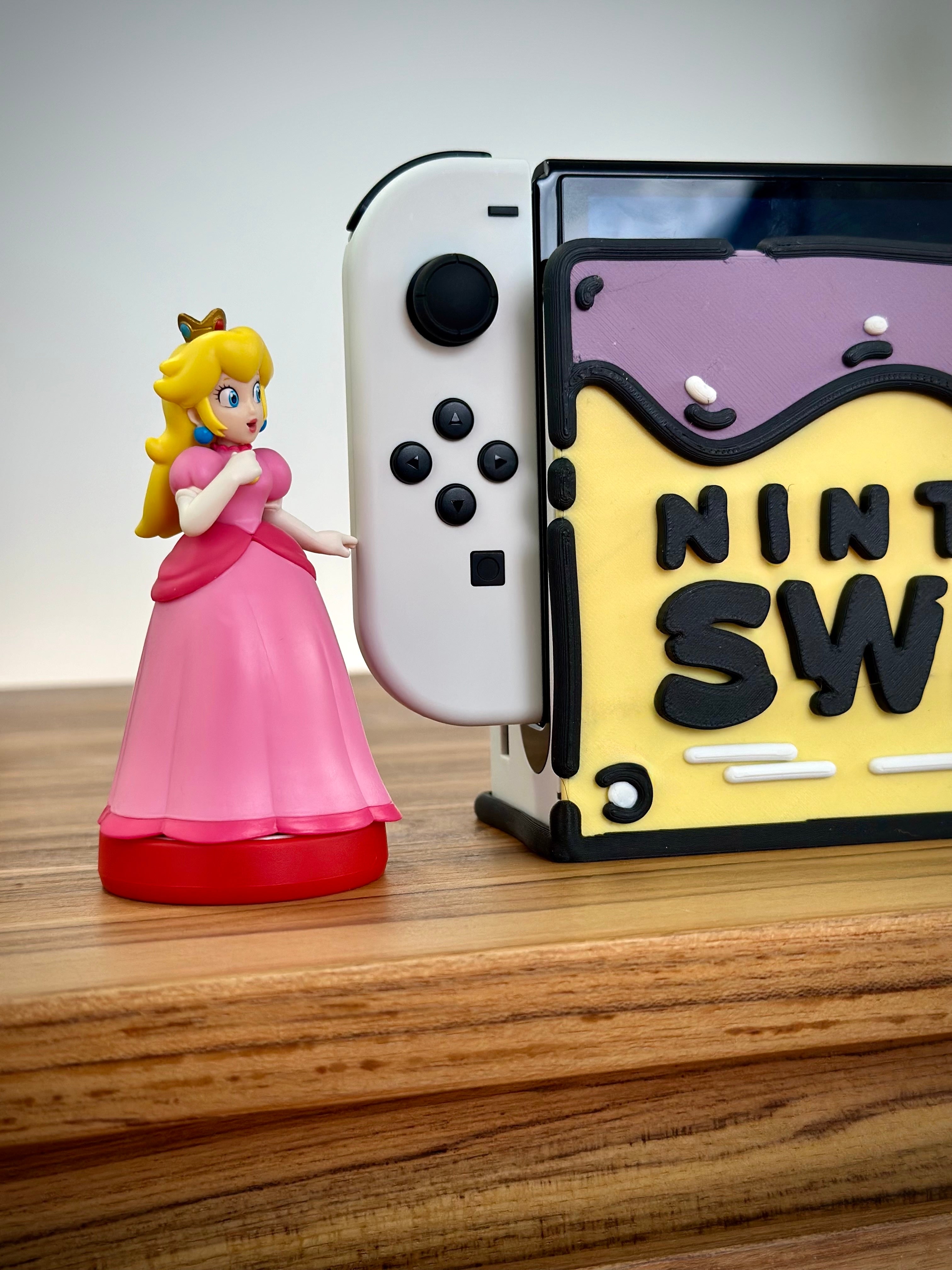 Plaque frontale de gâteau de bande dessinée pour Nintendo Switch