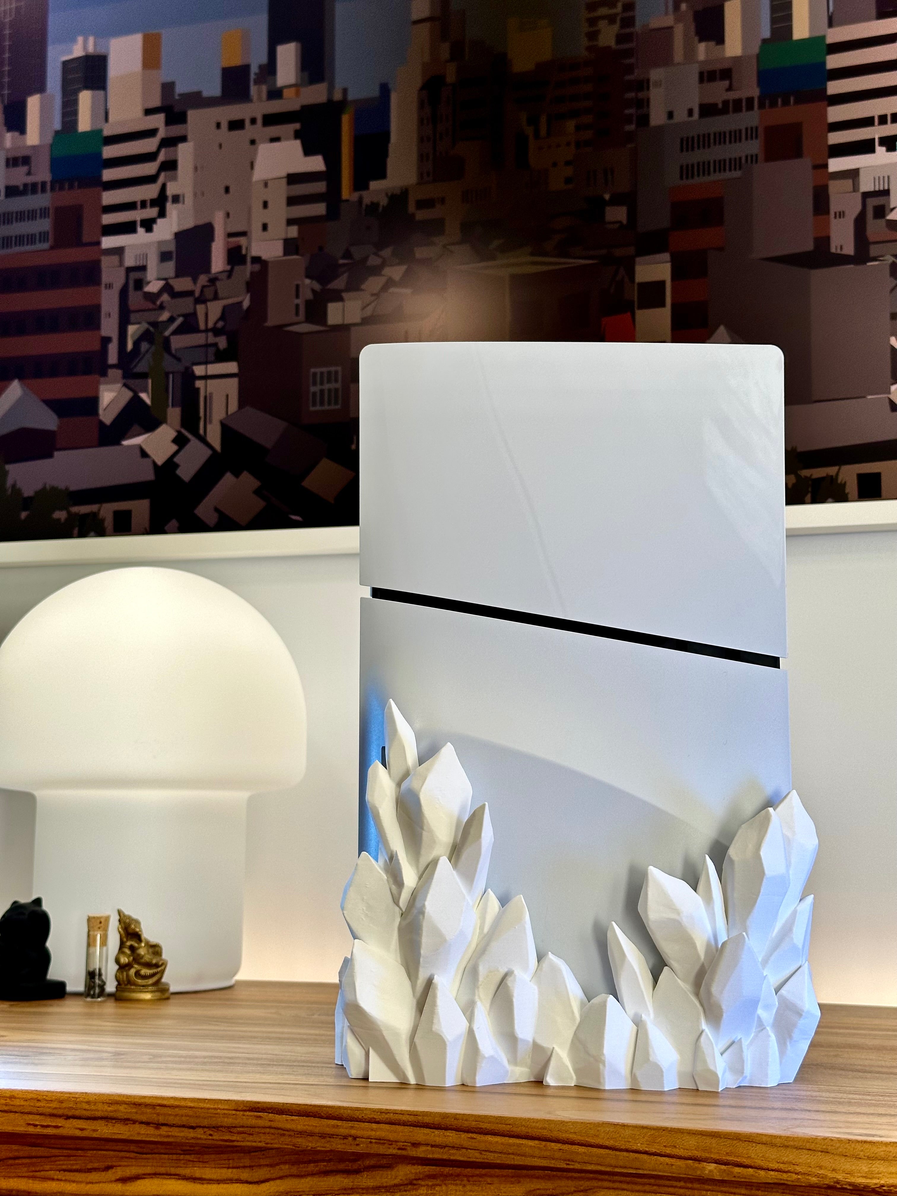 Support en cristal pour PS5 Slim Digital et Disc