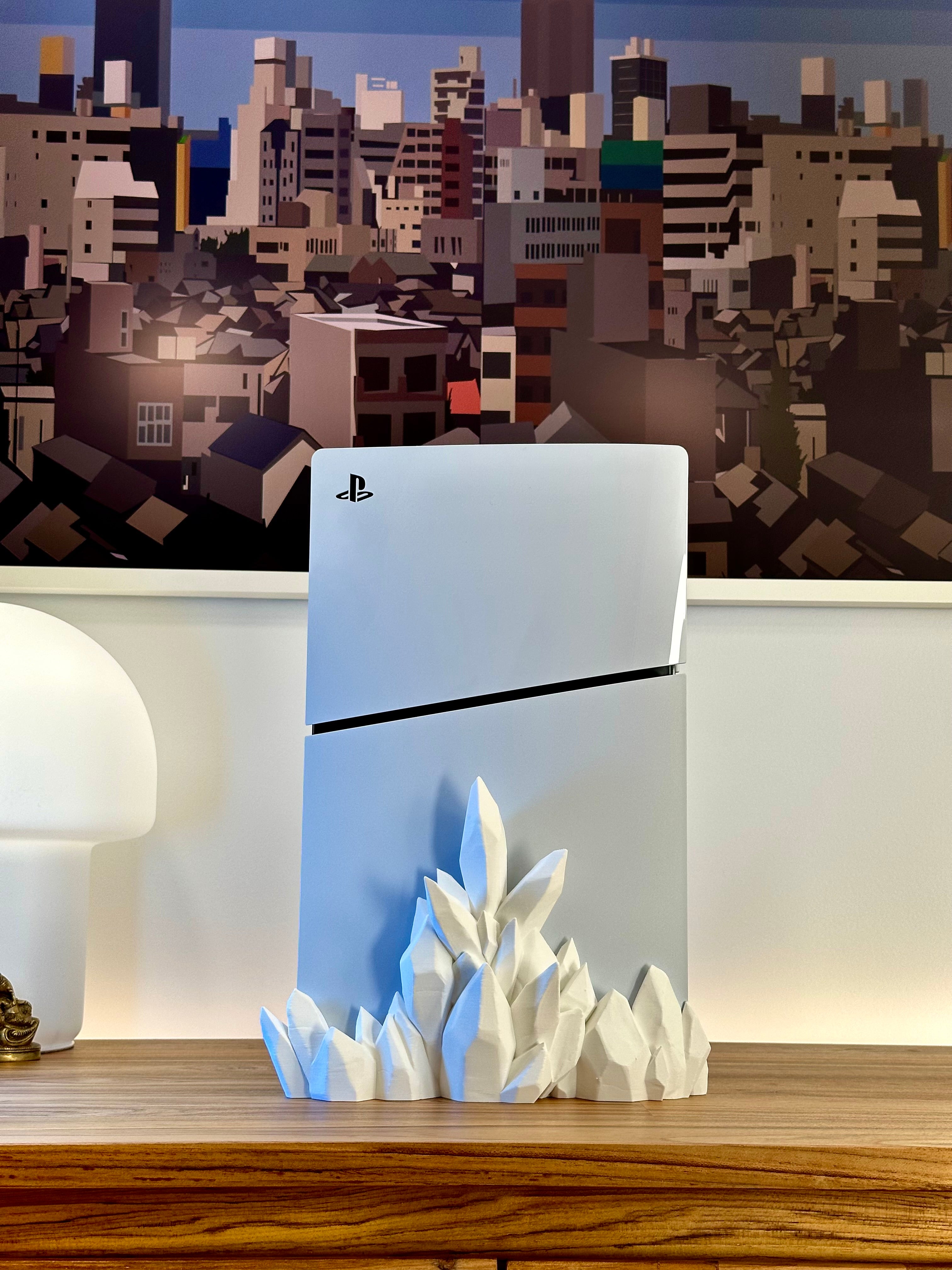 Support en cristal pour PS5 Slim Digital et Disc