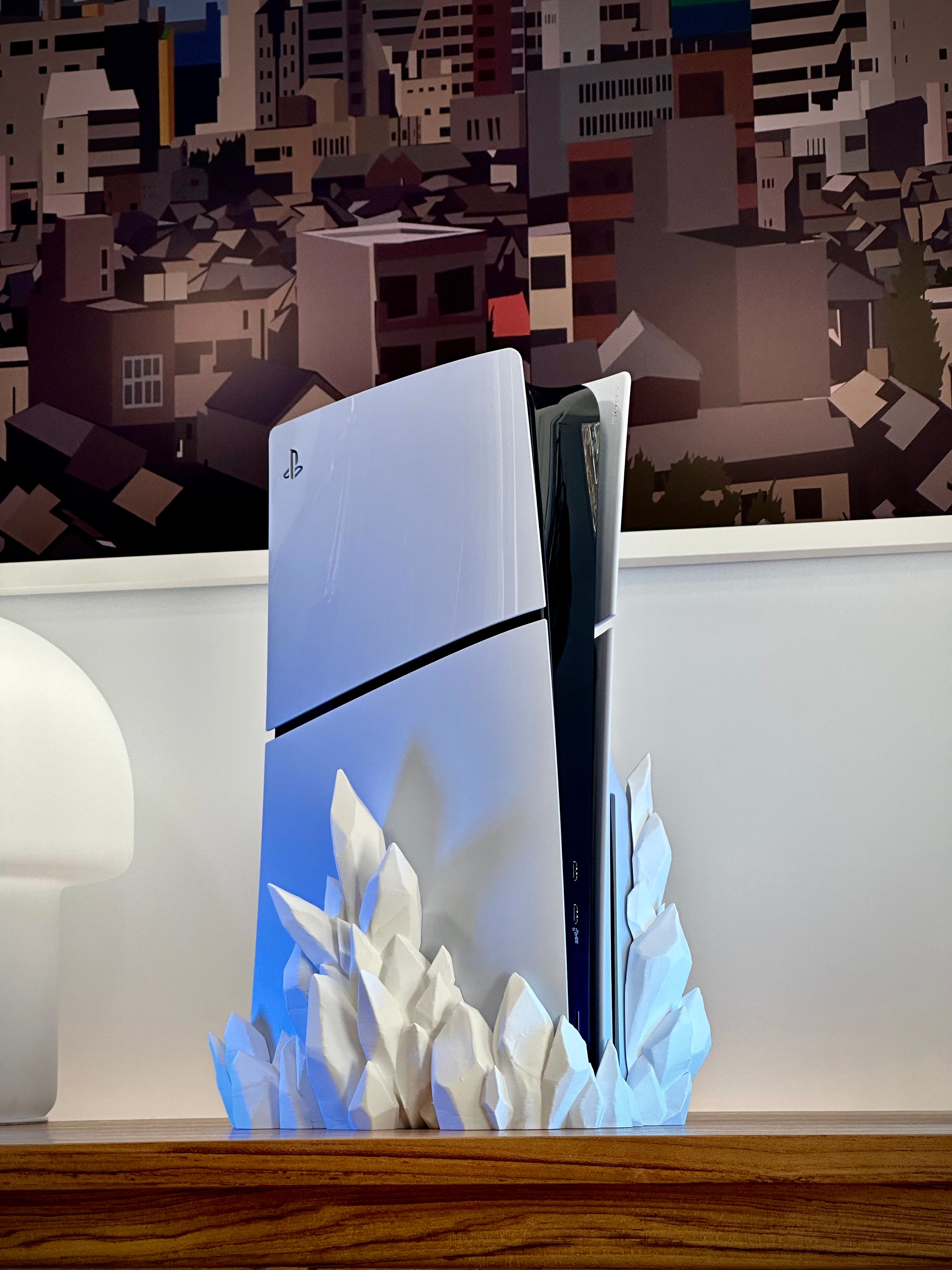 Support en cristal pour PS5 Slim Digital et Disc