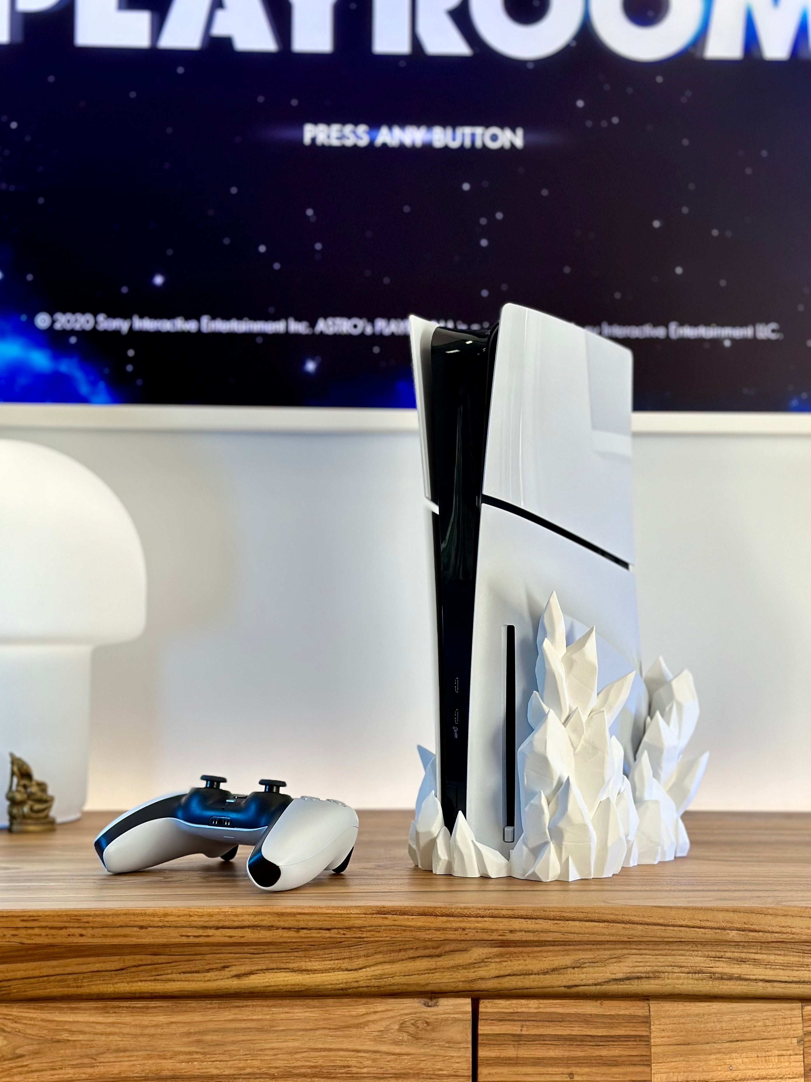 Support en cristal pour PS5 Slim Digital et Disc