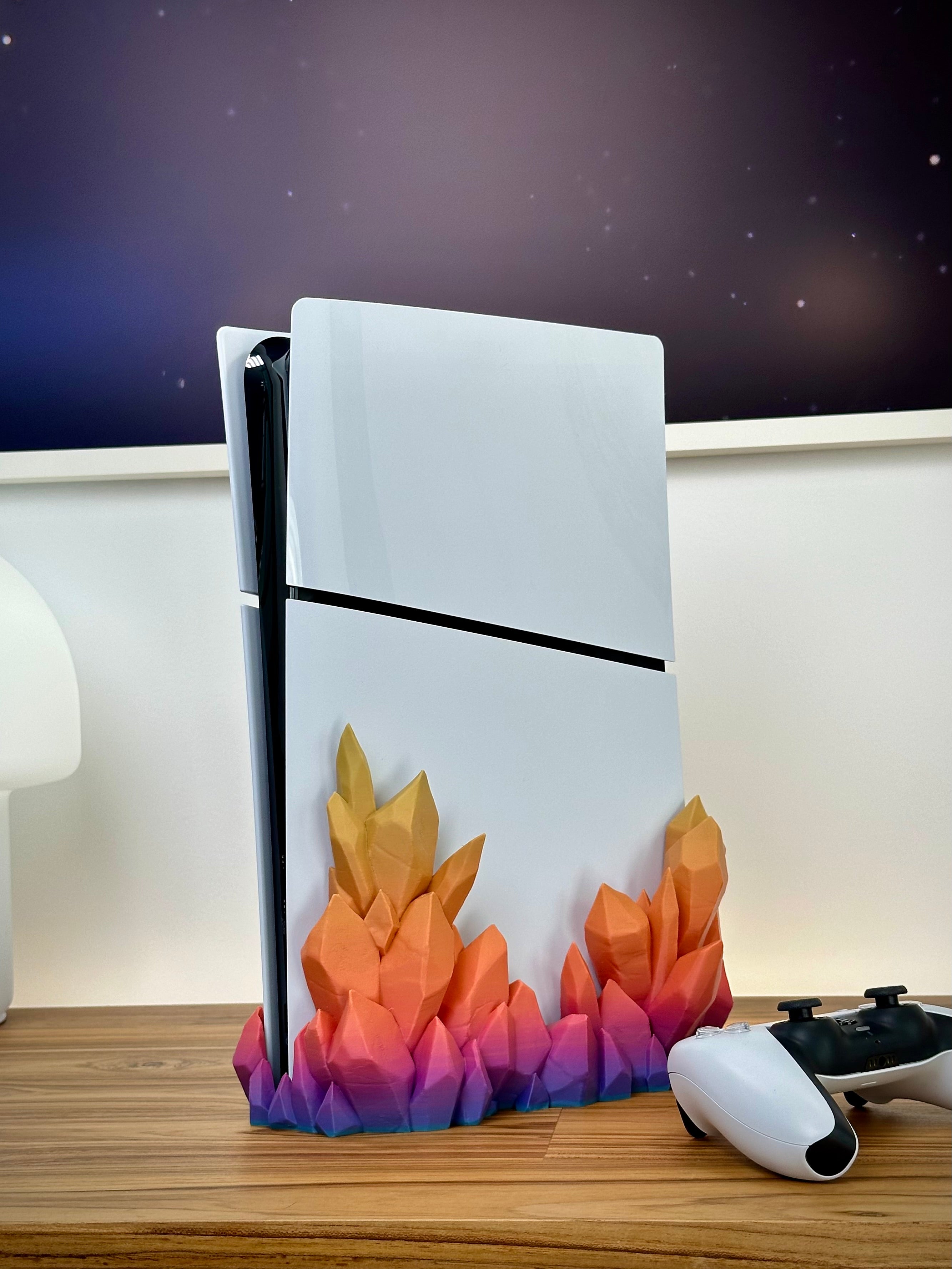 Support en cristal pour PS5 Slim Digital et Disc