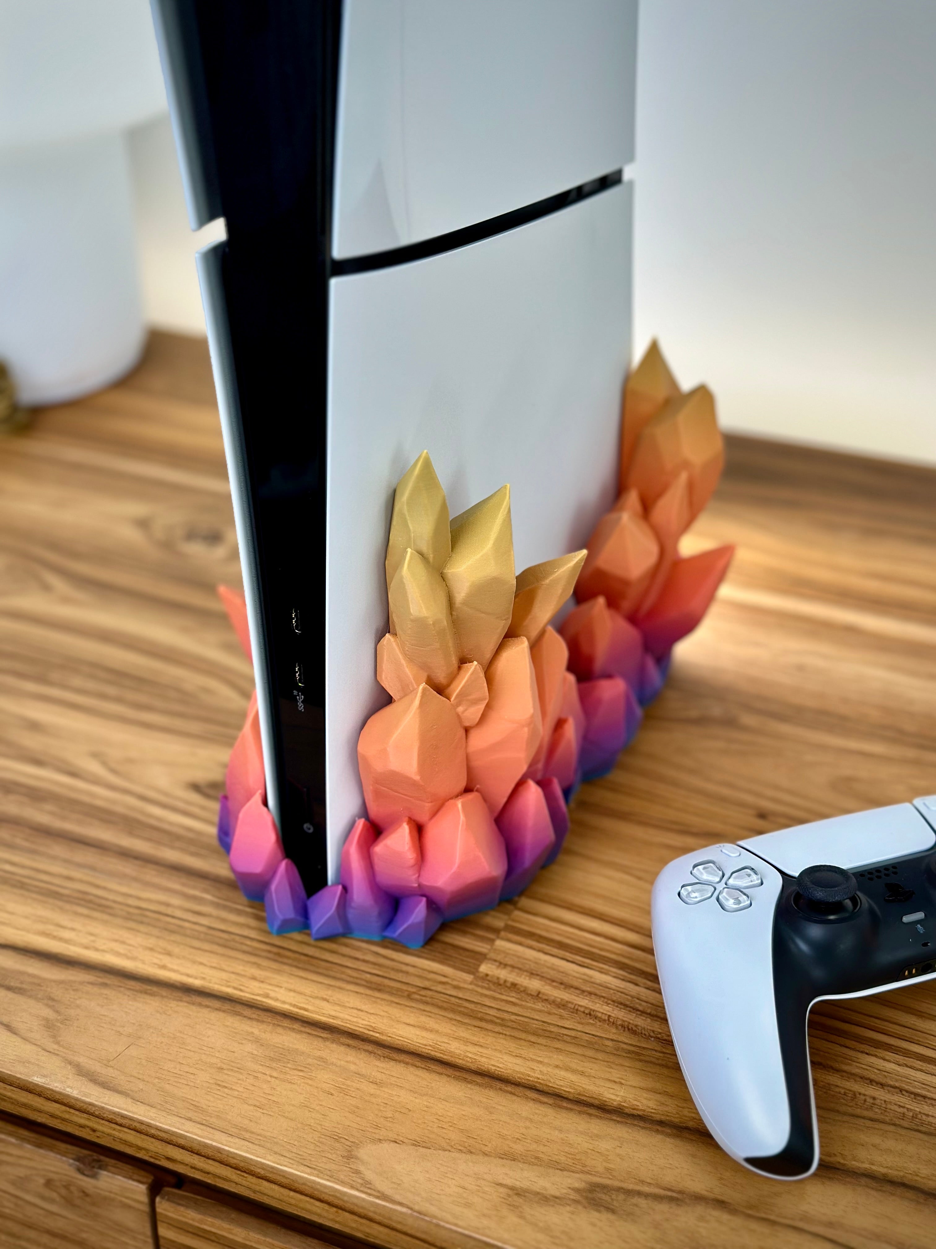 Support en cristal pour PS5 Slim Digital et Disc