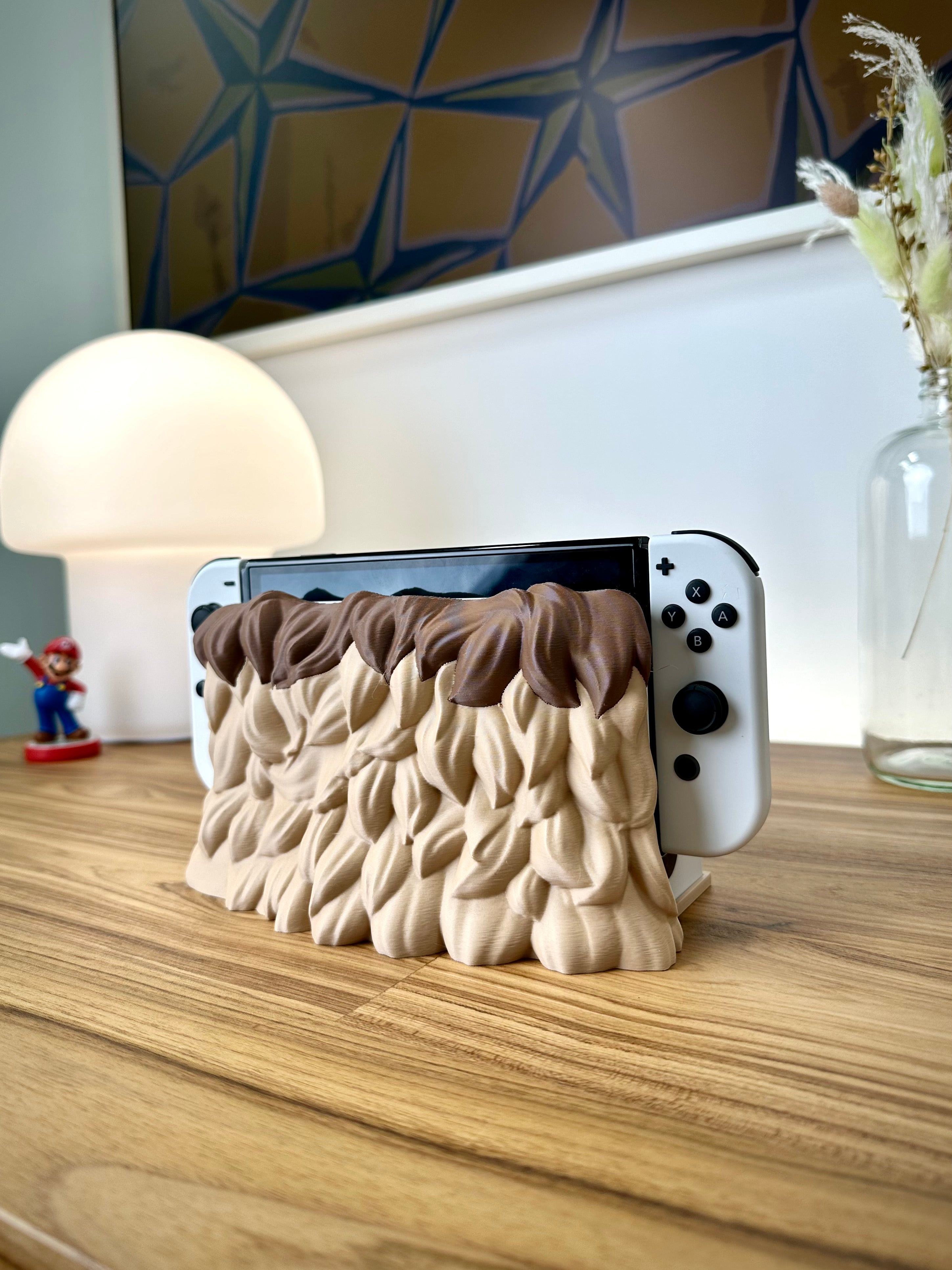 Mignon Dock Fluffy pour Nintendo Switch