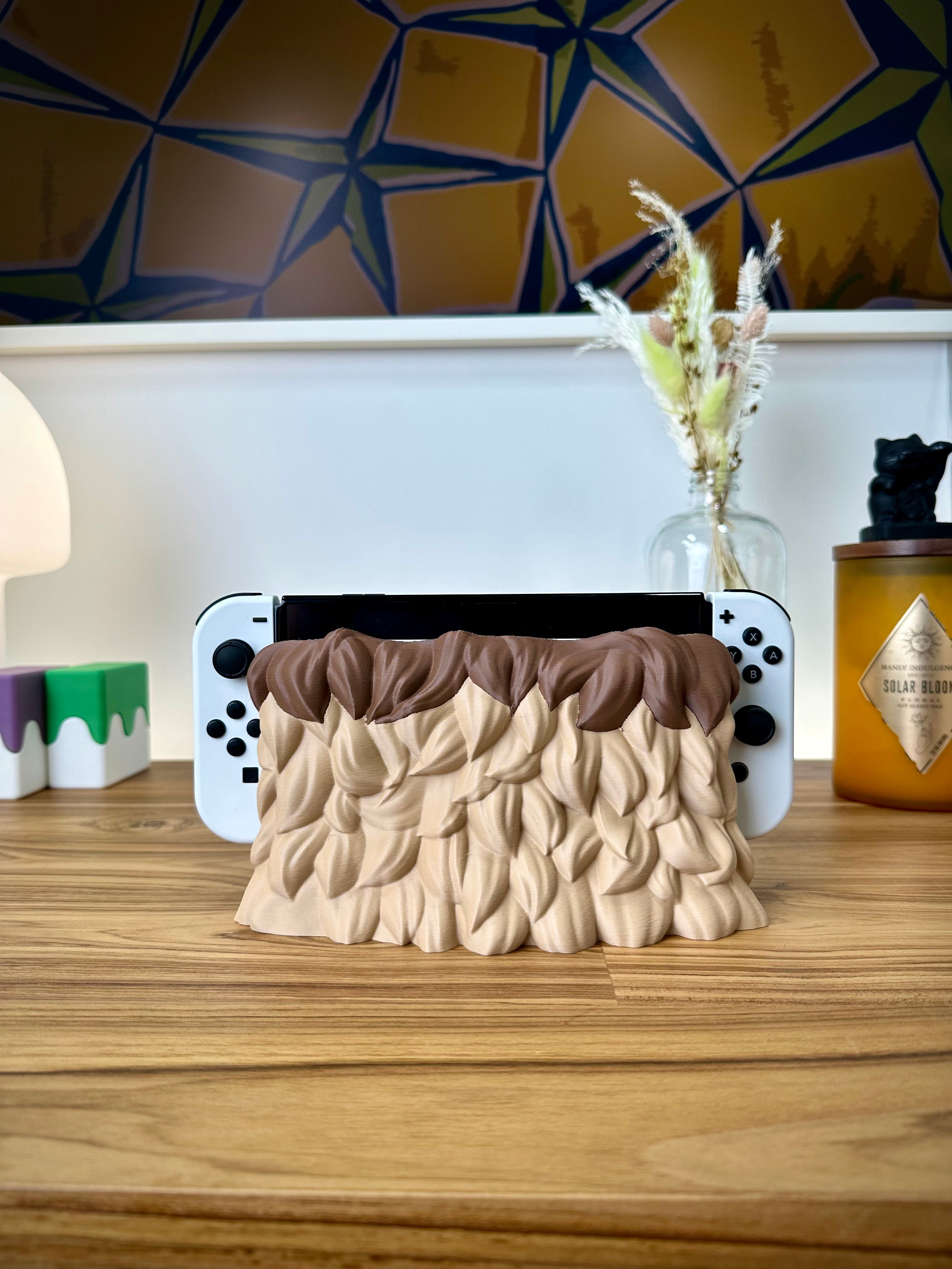 Mignon Dock Fluffy pour Nintendo Switch