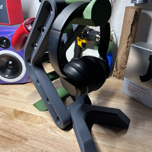 Support de casque industriel avec support de contrôleur - Organisation fonctionnelle et élégante