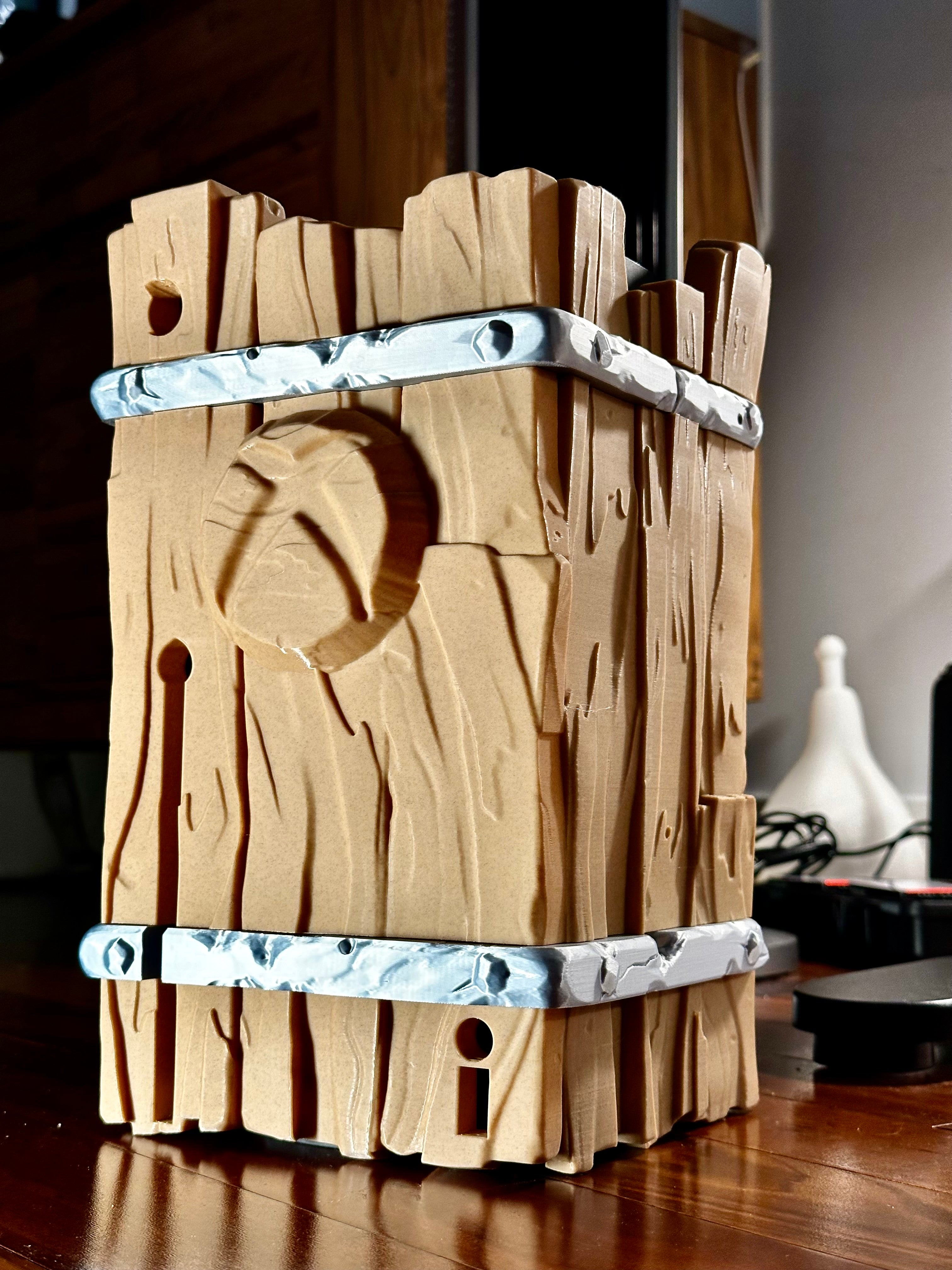 Support Xbox Series X en bois design