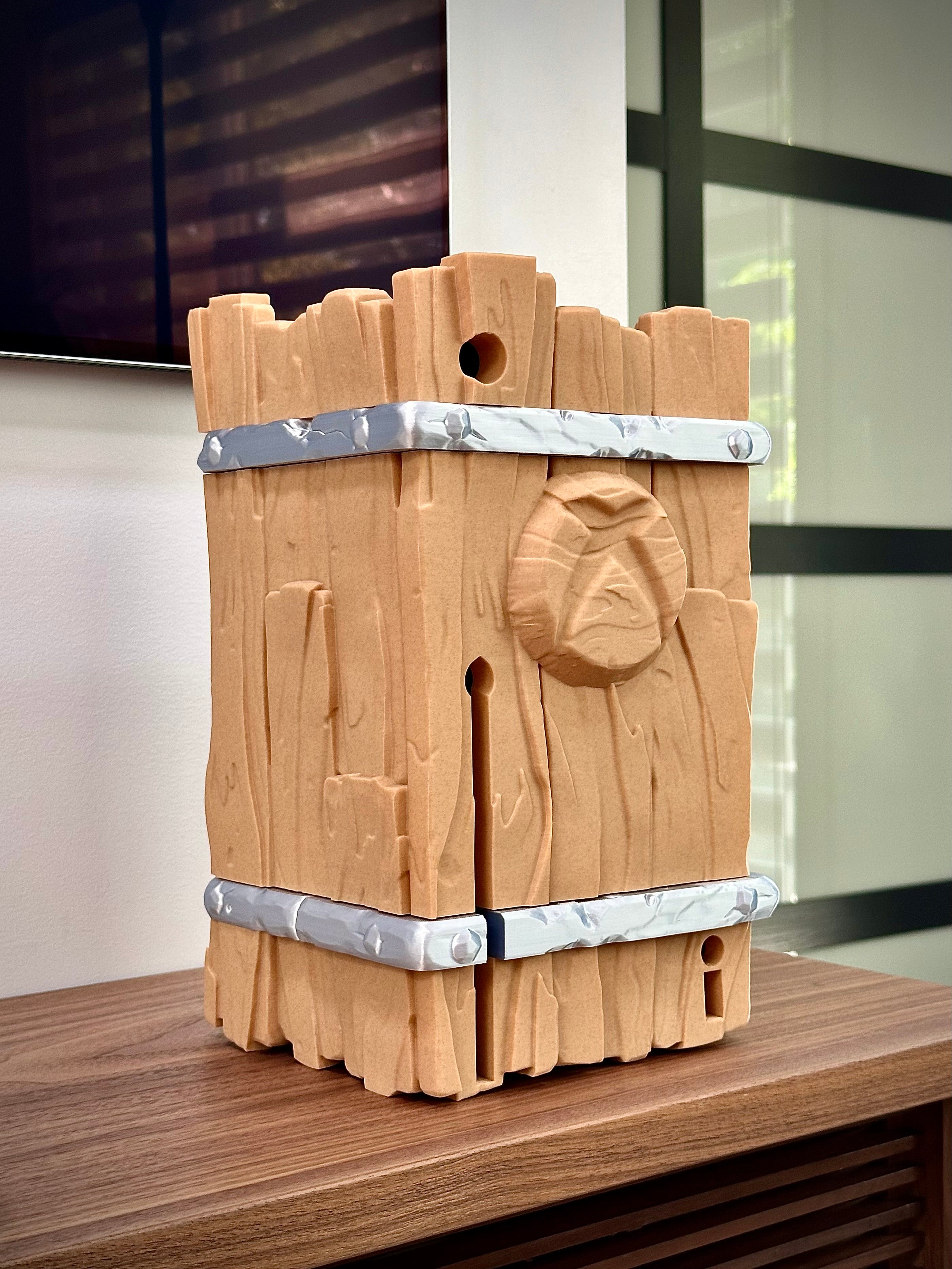 Support Xbox Series X en bois design