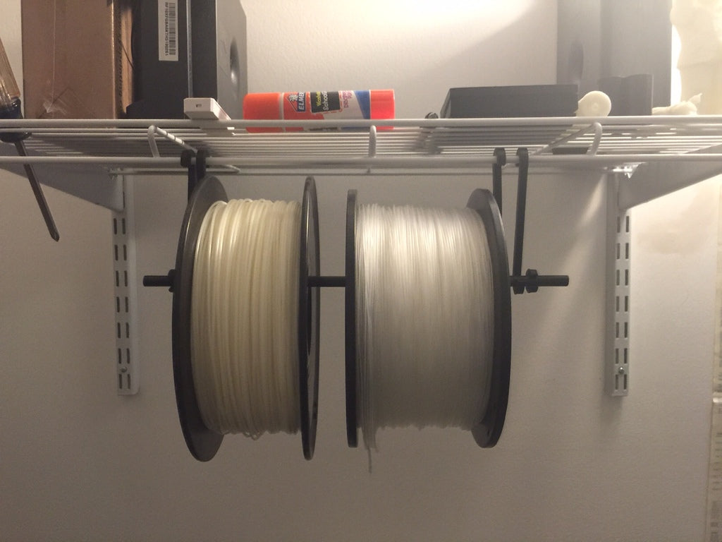 Support de bobine simple pour étagères à fil