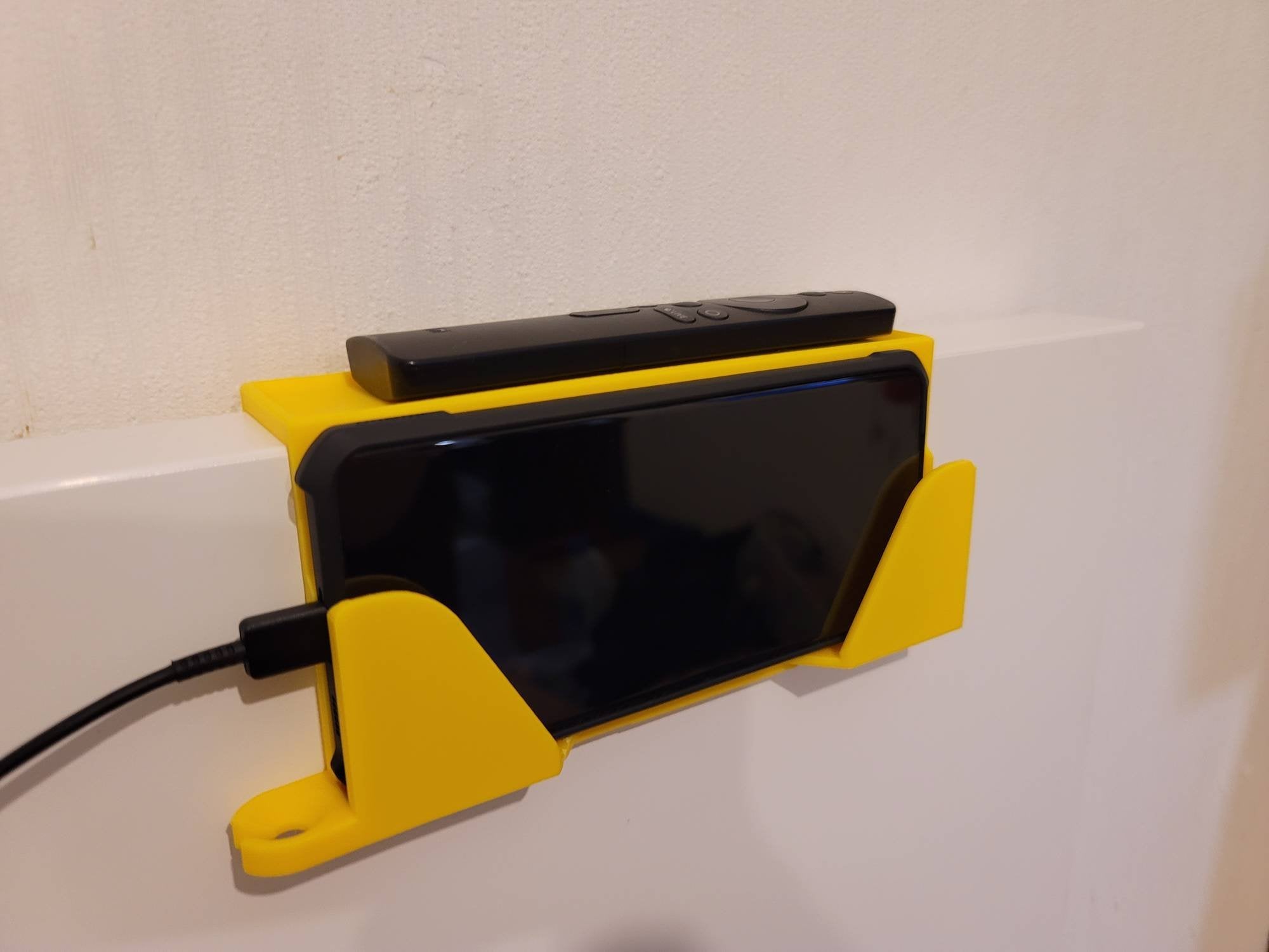 Ikea Malm Bed Tablette pour téléphone avec support de câble et fente pour télécommande